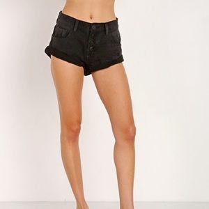 One Teaspoon Bandit Shorts Black denim size 27